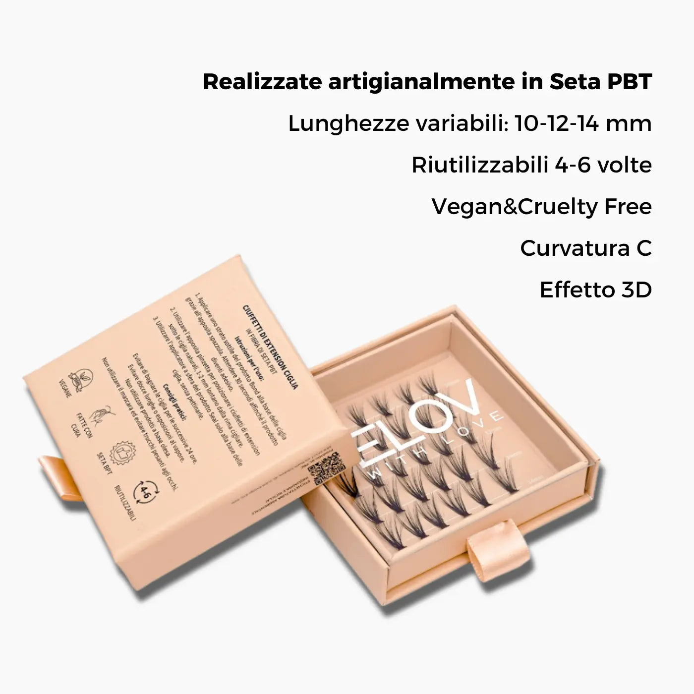 extension ciglia istruzioni italiano